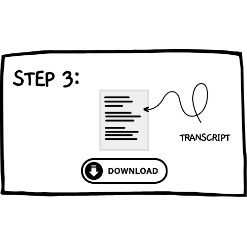 How to use scribebuddy - step 3 - Download the transcript