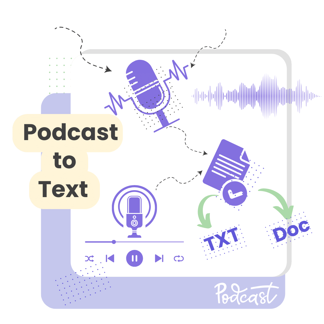 podcast to text ai podcast transcription using scribebuddy