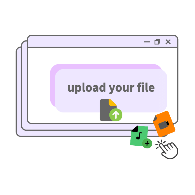 AI Translation - Step #1 - Upload your audio, video files to scribebuddy